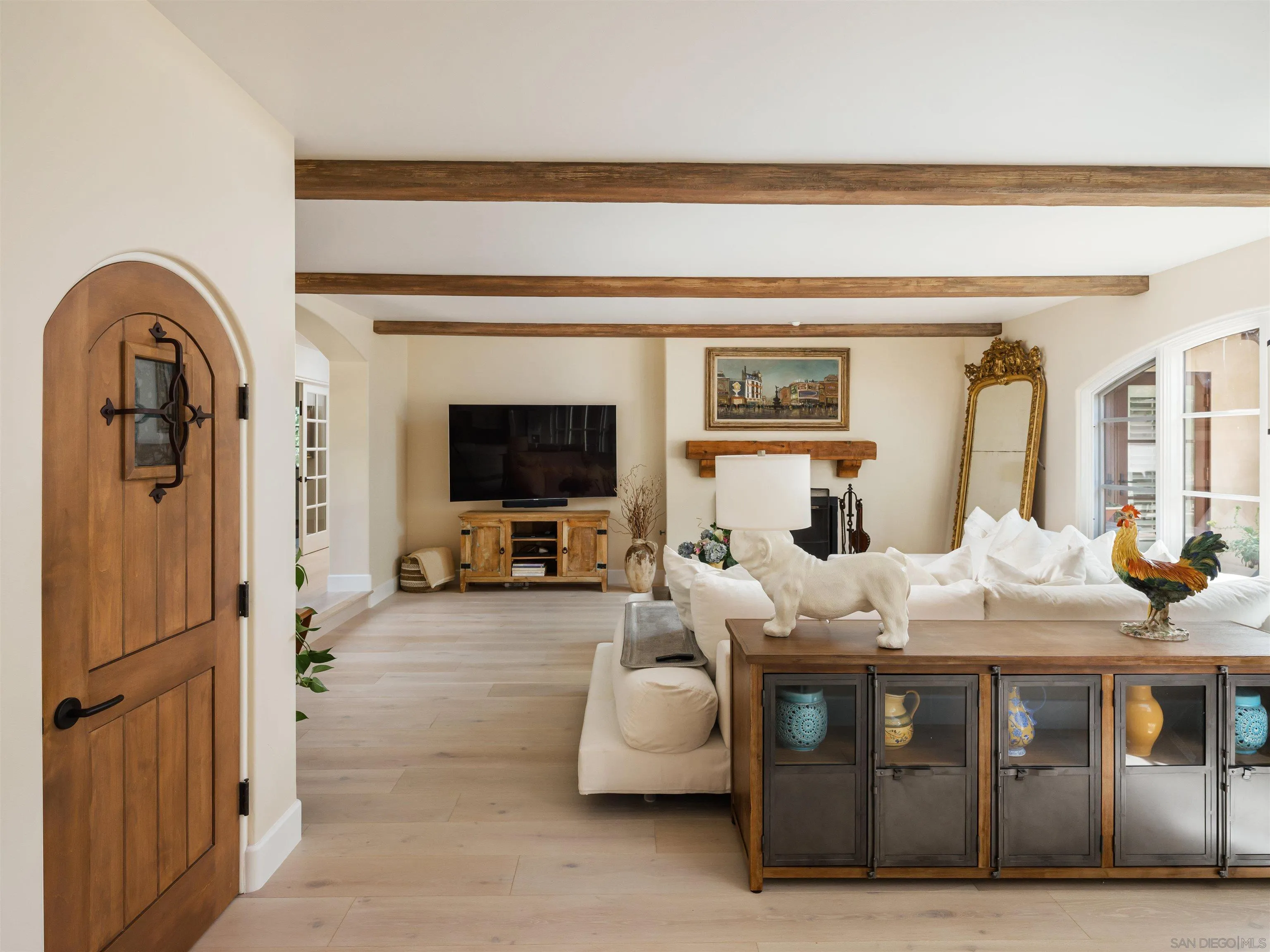 16338 Via Del Alba Rancho Santa Fe, CA 92067 - Photo 32 of 46 a bedroom with furniture and a flat screen tv