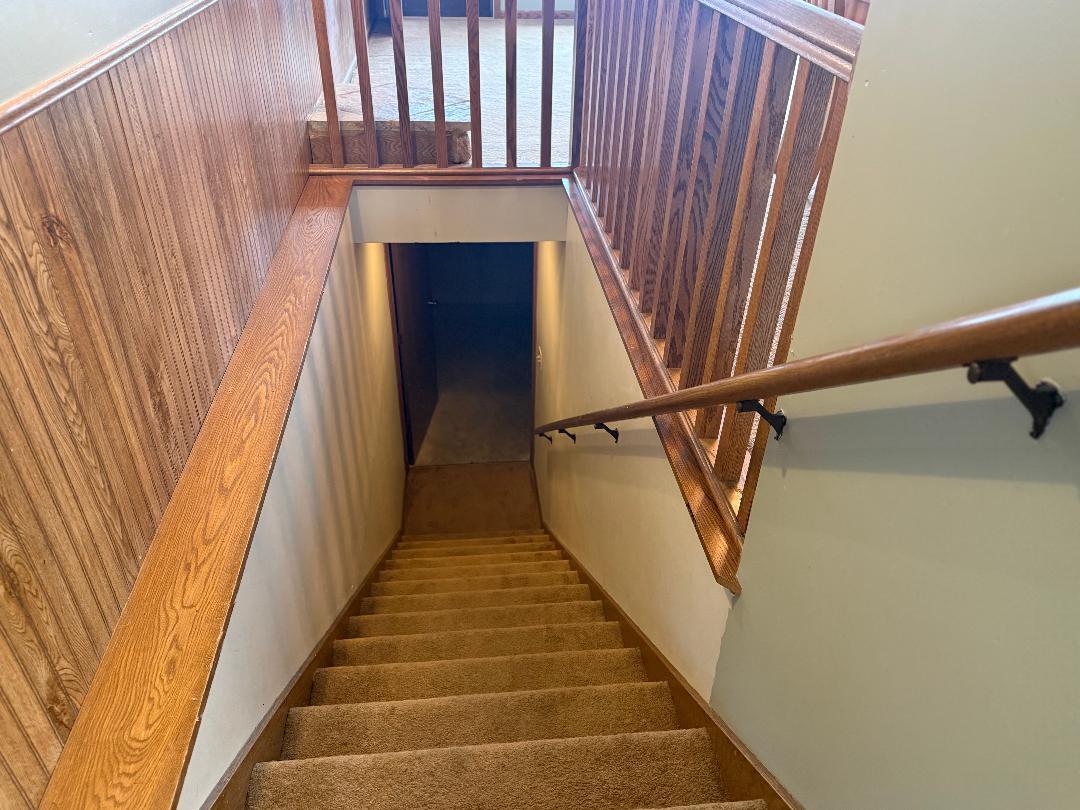 W6399 Brick Church Road Walworth, WI 53184 - Photo 15 of 26 stairs leading to basement