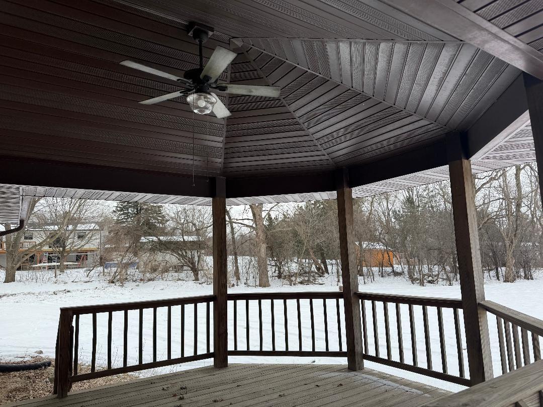 W6399 Brick Church Road Walworth, WI 53184 - Photo 4 of 26 covered attached gazebo with electric