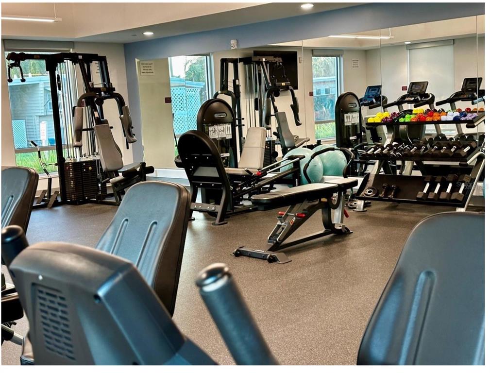1100 South Belcher Road, Unit 152 Largo, FL 33771 - Photo 15 of 19 a view of a room with gym equipment