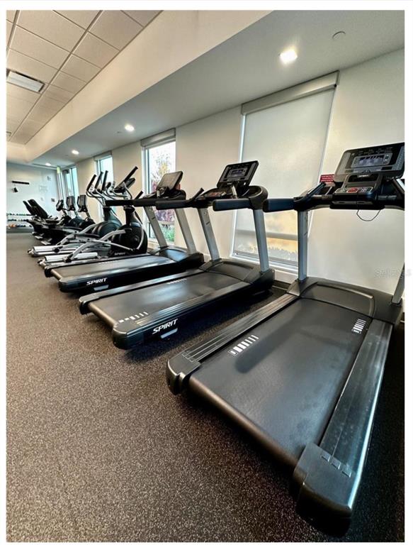 1100 South Belcher Road, Unit 152 Largo, FL 33771 - Photo 17 of 19 a view of a room with gym equipment