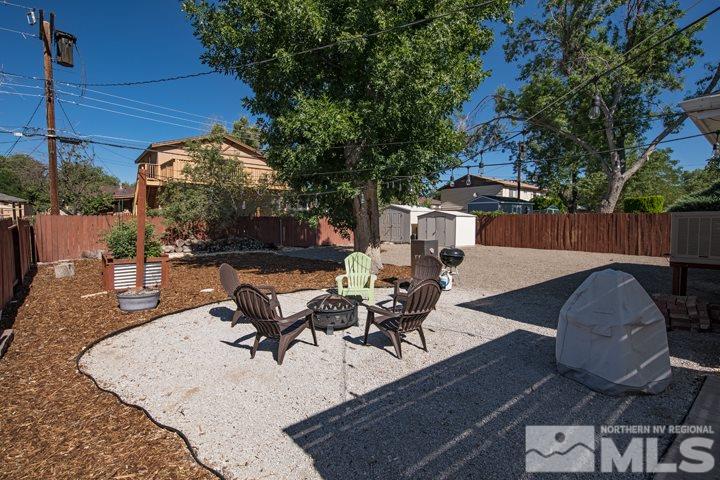 1345 Princess Avenue Reno, NV 89502 - Photo 18 of 23 a view of backyard with sitting area