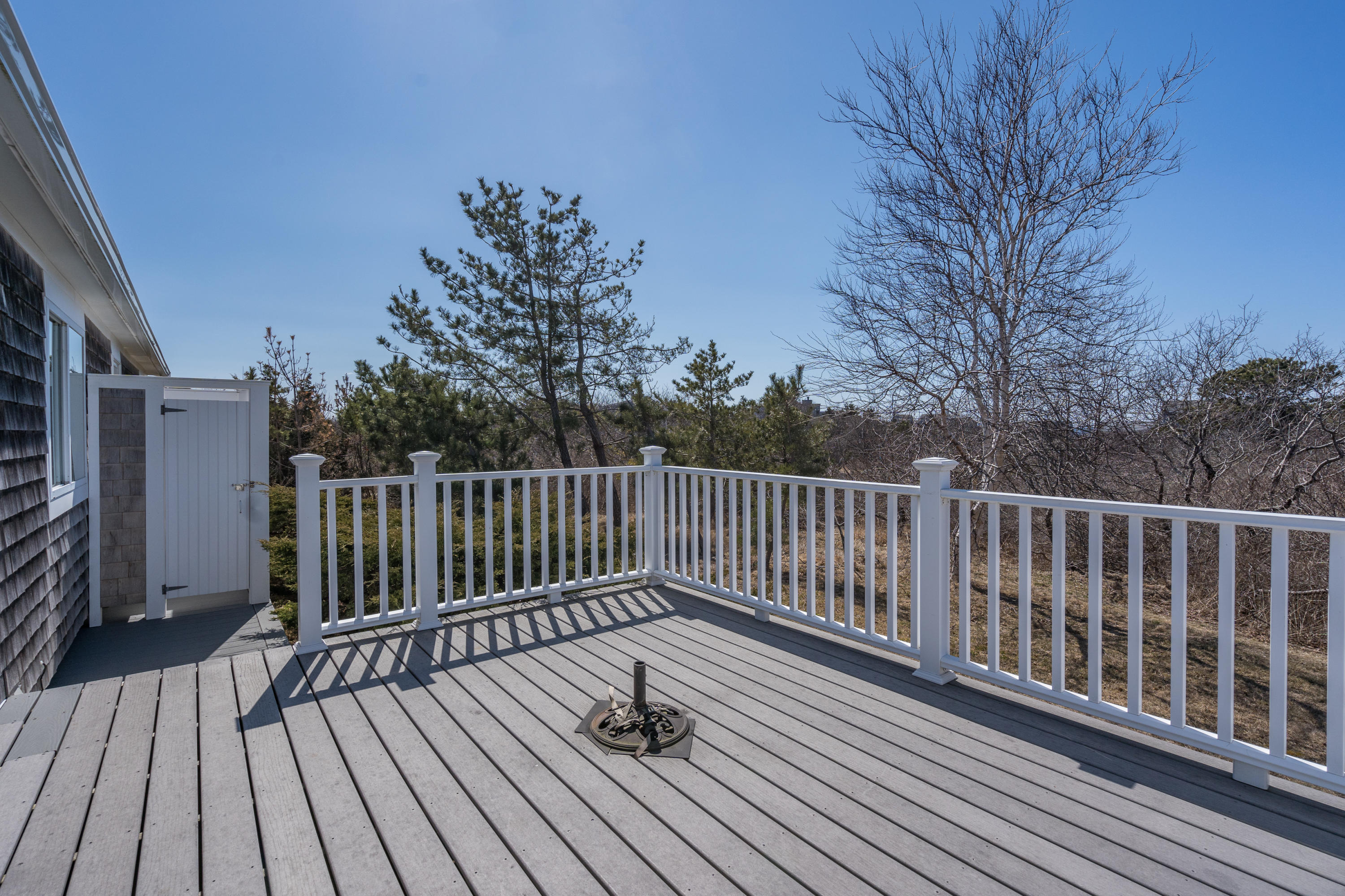 11 Bay View Drive Truro, MA 02666 - Photo 4 of 16 a view of deck with wooden floor and fence
