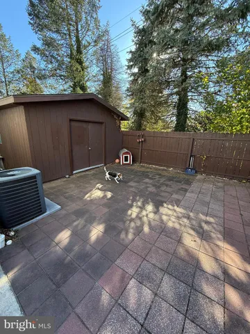 a backyard of a house