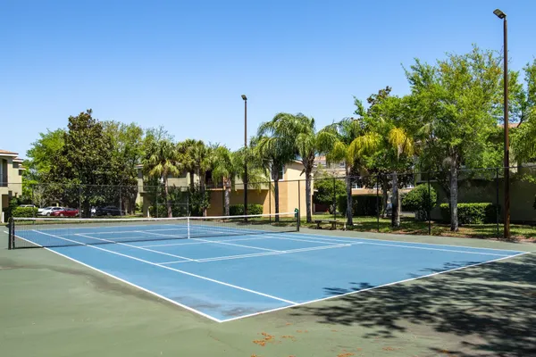 a view of a tennis court