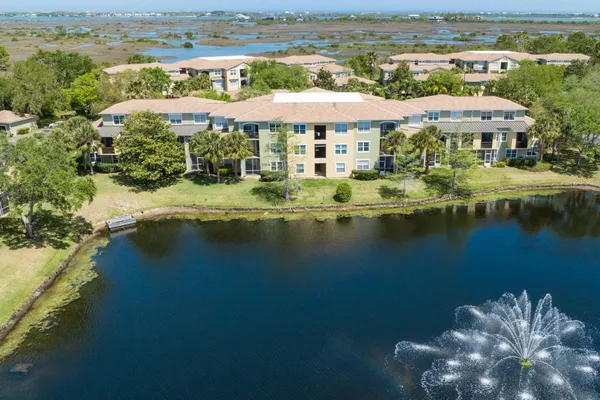 a view of a lake with a mountain