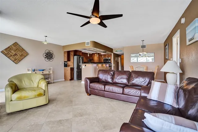 a hallway with a wooden floor