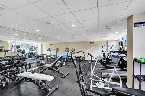 a view of a living room with furniture