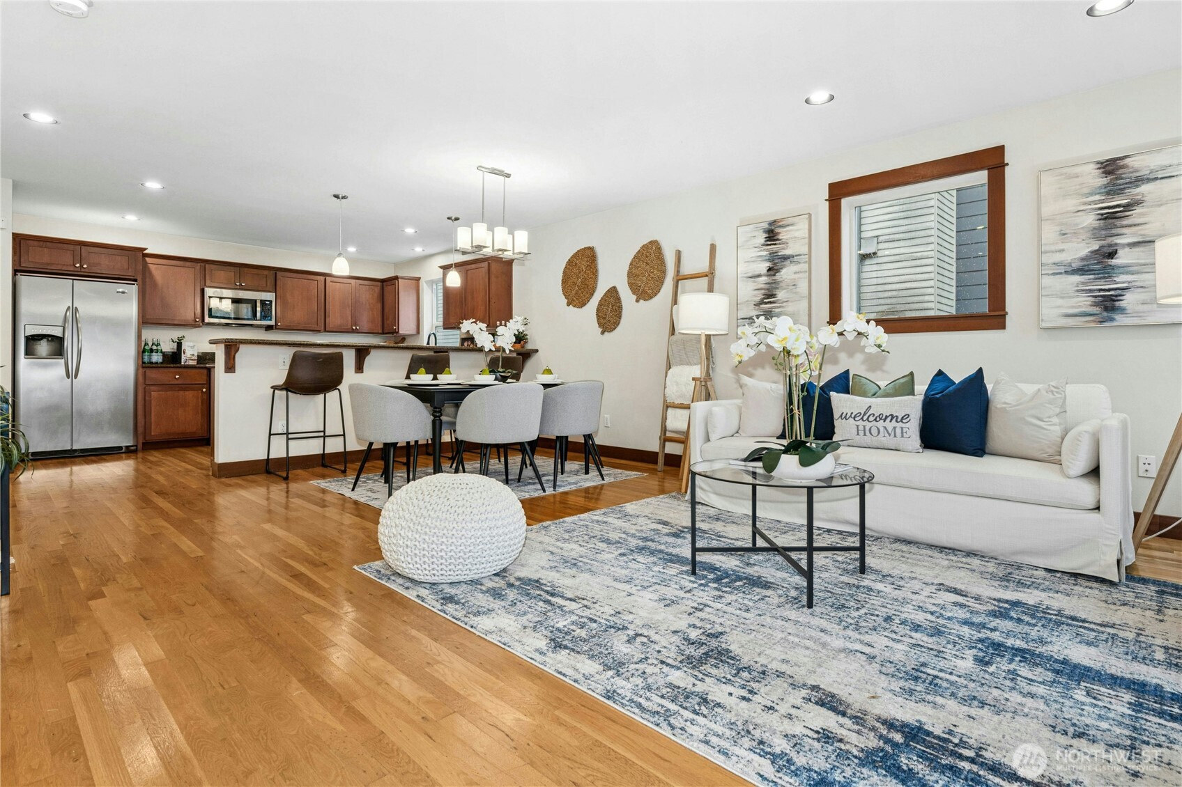 1341 14th Avenue South, Unit B Seattle, WA 98144 - Photo 4 of 26 a living room with furniture and a large window