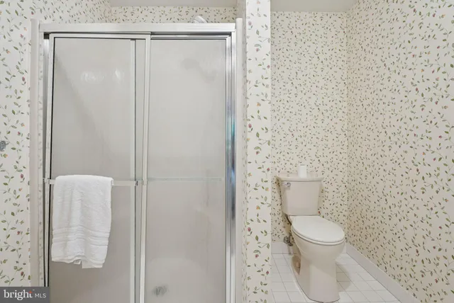 a white toilet sitting next to a shower curtain