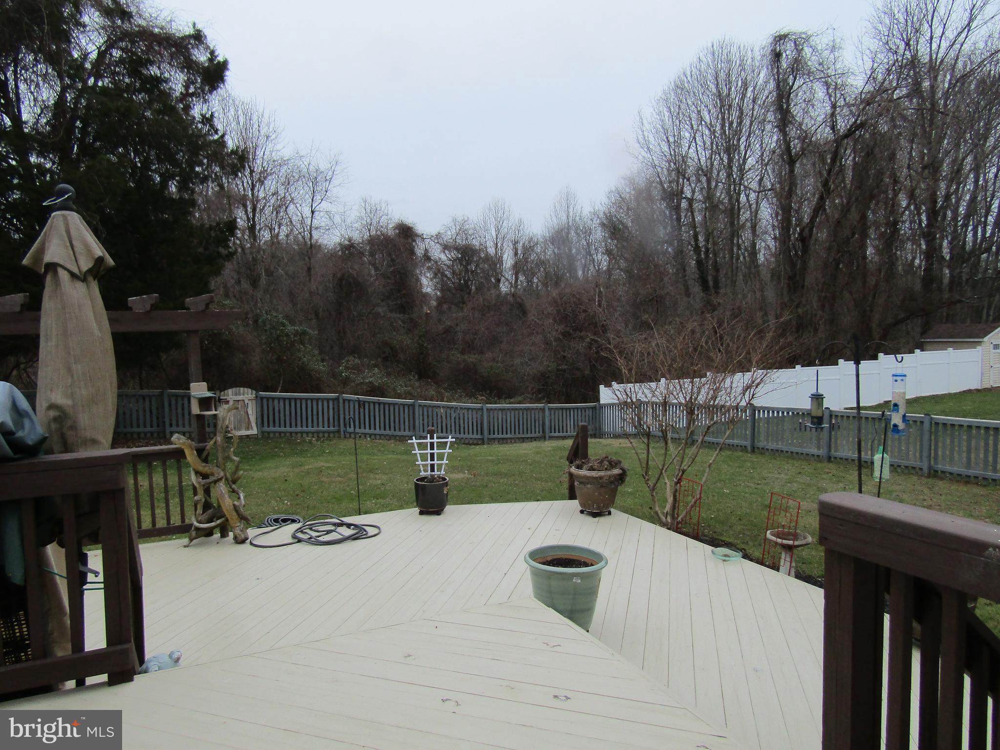3113 Pouska Road Abingdon, MD 21009 - Photo 20 of 24 Deck overlooking fenced yard