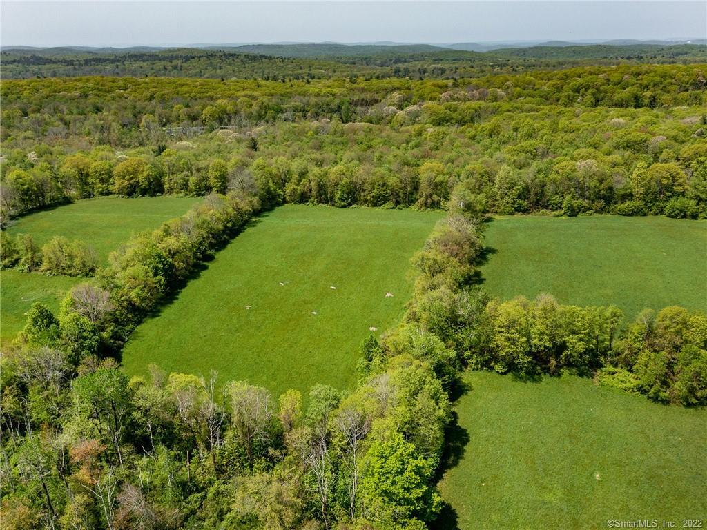 a view of a lake with a big yard