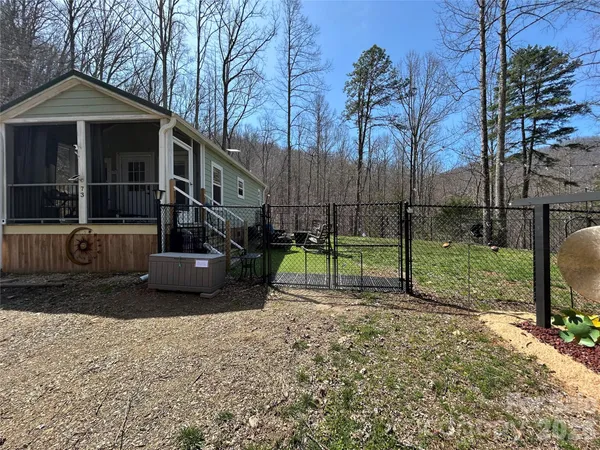 front view of a house with a small yard