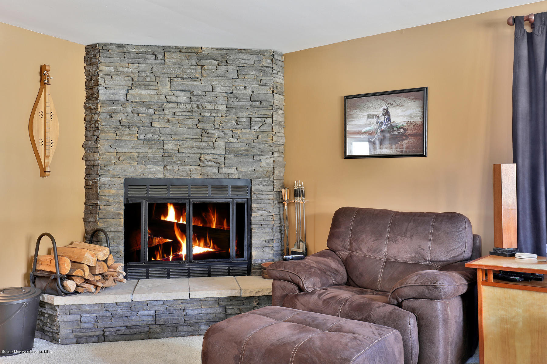 290 Spring Street Red Bank, NJ 07701 - Photo 5 of 26 a living room with furniture and a fireplace