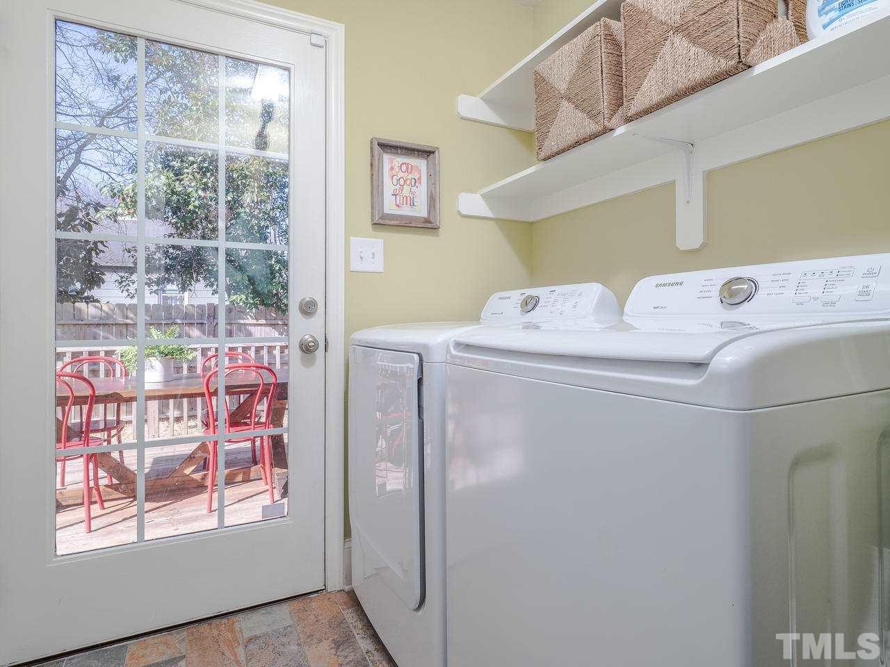 16 South Pettigrew Street Raleigh, NC 27610 - Photo 11 of 25 a utility room with dryer and washer