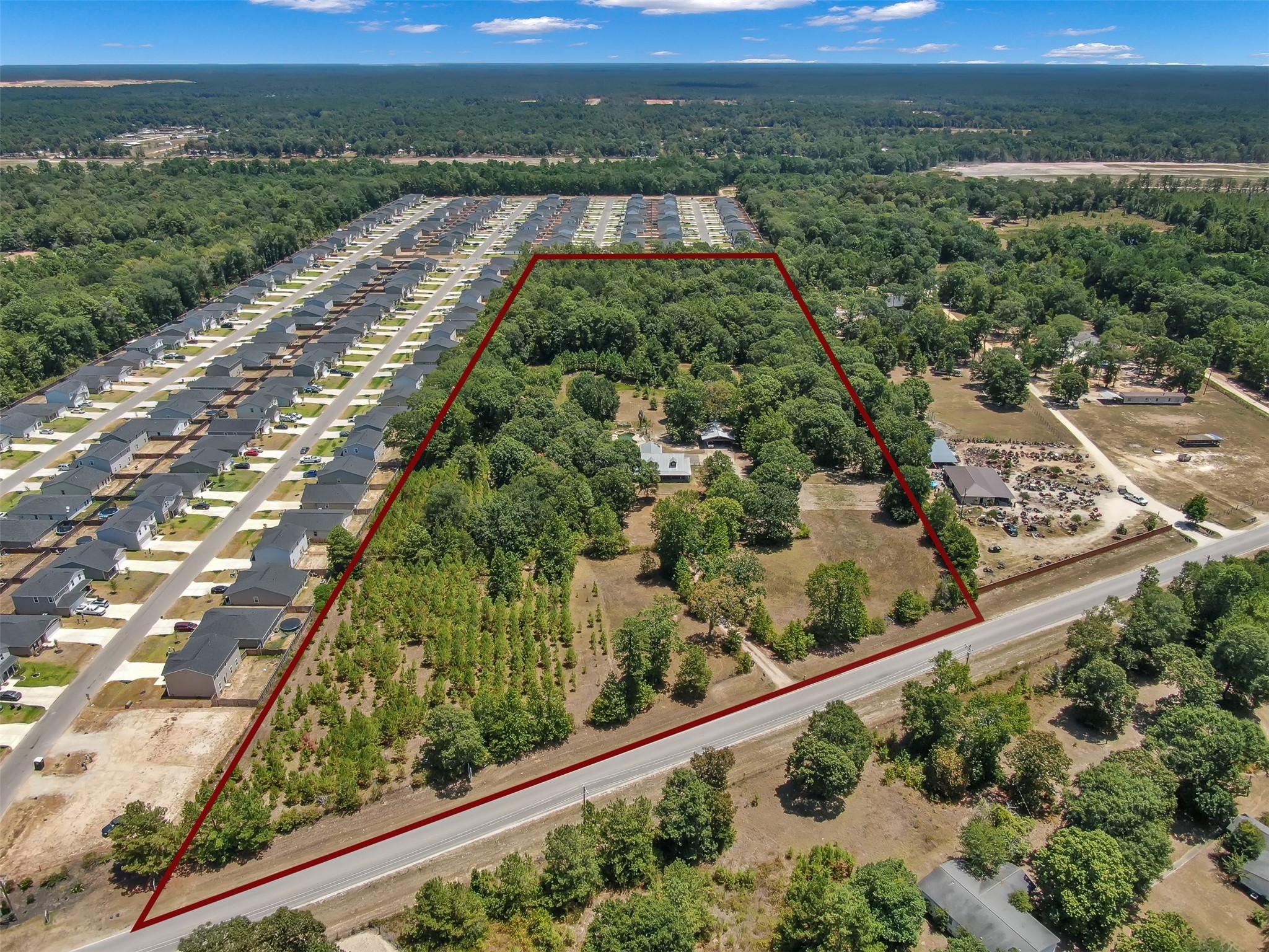 10173 Crockett Martin Road Conroe, TX 77306 - Photo 5 of 20 an aerial view of lake