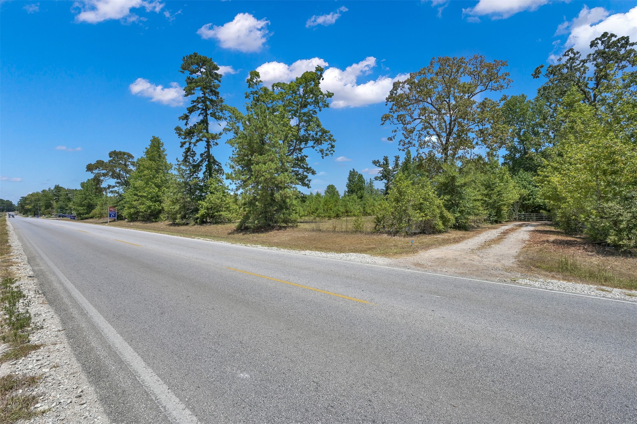 10173 Crockett Martin Road Conroe, TX 77306 - Photo 6 of 20 a view of a street with a flower garden