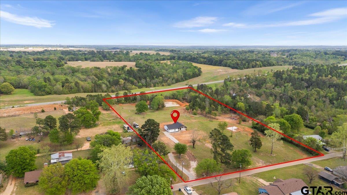 4123 County Road 1120 Tyler, TX 75704 - Photo 3 of 43 an aerial view of a house with a yard