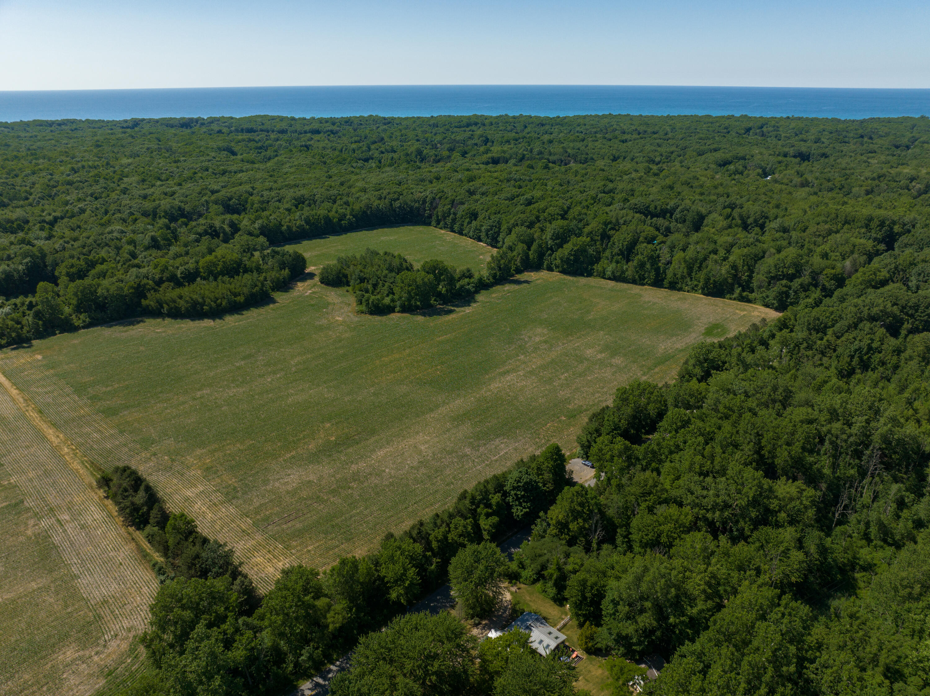 14391 Prairie Road Three Oaks, MI 49128 - Photo 80 of 85 Aerial View to Lake Michigan