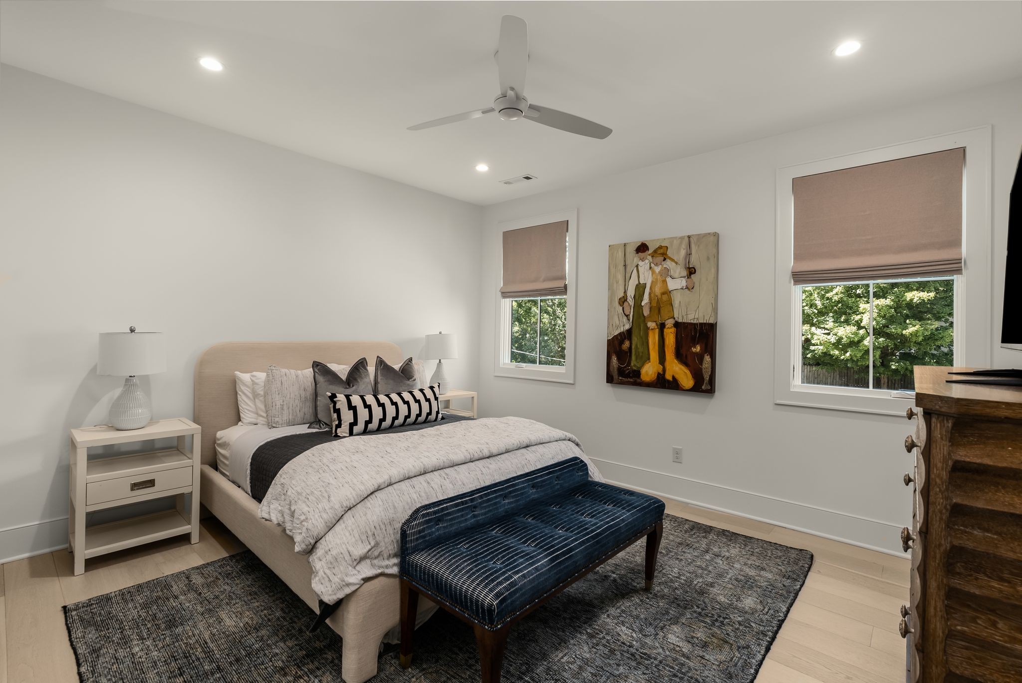 4909 Dakota Avenue Nashville, TN 37209 - Photo 29 of 39 a bedroom with a large bed and a window