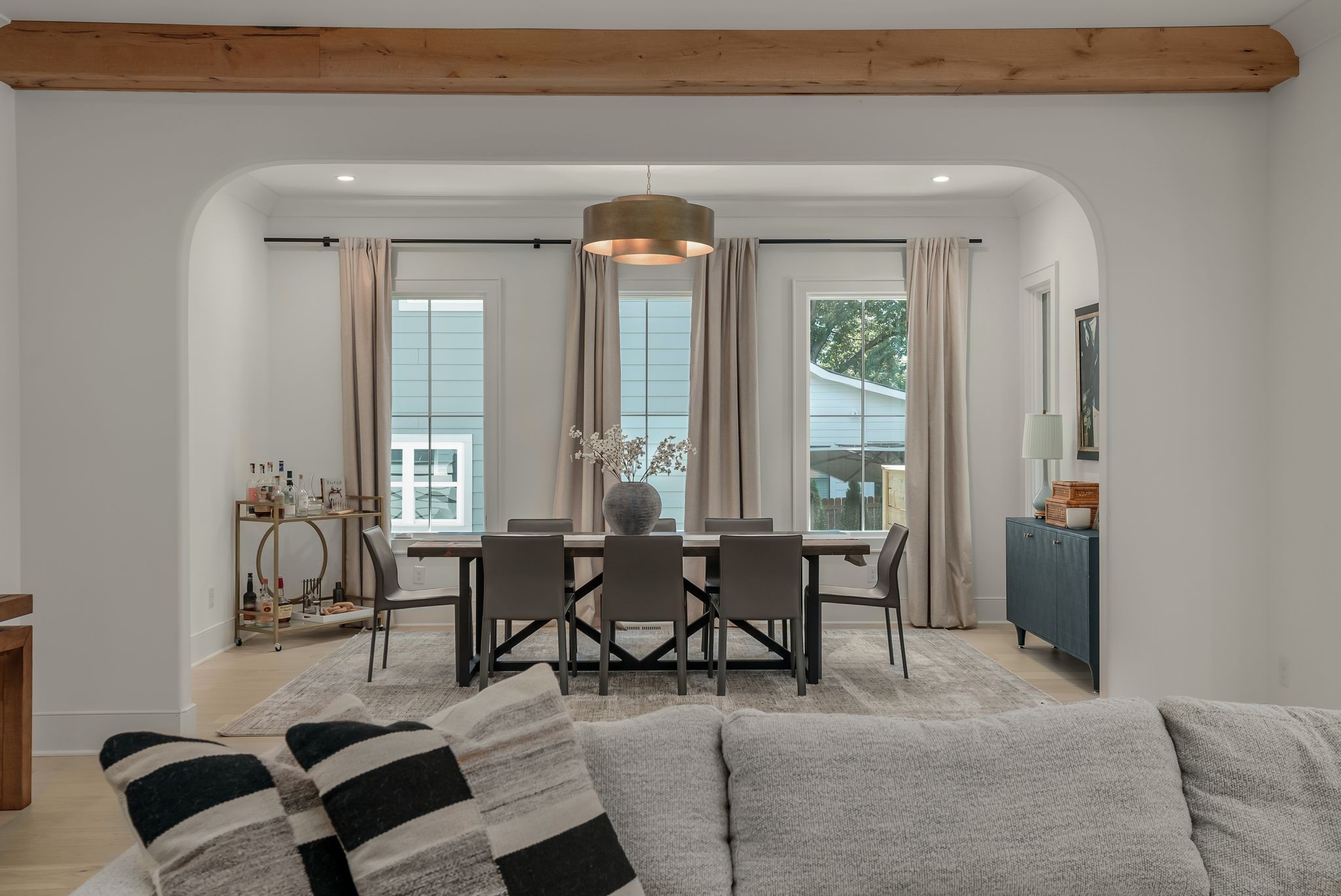 4909 Dakota Avenue Nashville, TN 37209 - Photo 10 of 39 a living room with furniture and large windows