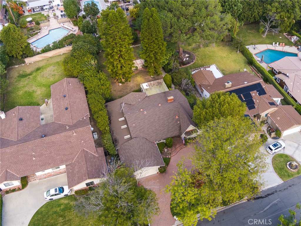 61 Ranchview Road Rolling Hills Estates, CA 90274 - Photo 39 of 44 an aerial view of house with yard swimming pool and outdoor seating