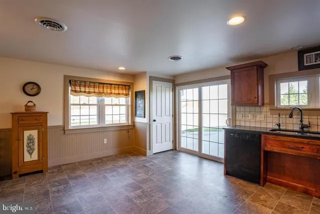 a room with storage and utility