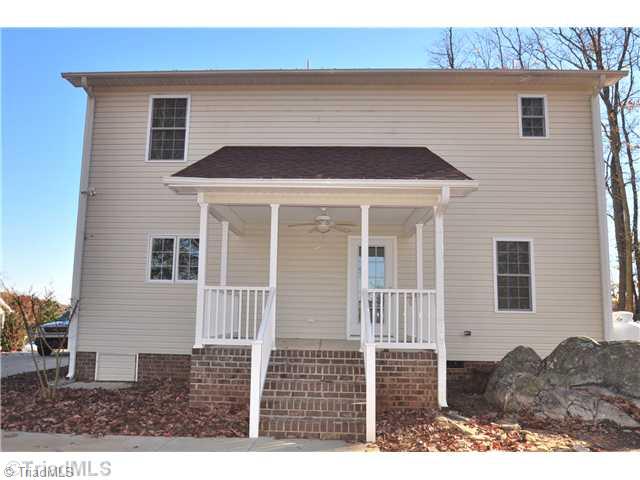 2561 Peppertree Ridge Road Randleman, NC 27317 - Photo 15 of 16 Exterior Back. Covered back porch provides a convenient place to grill out rain or shine.