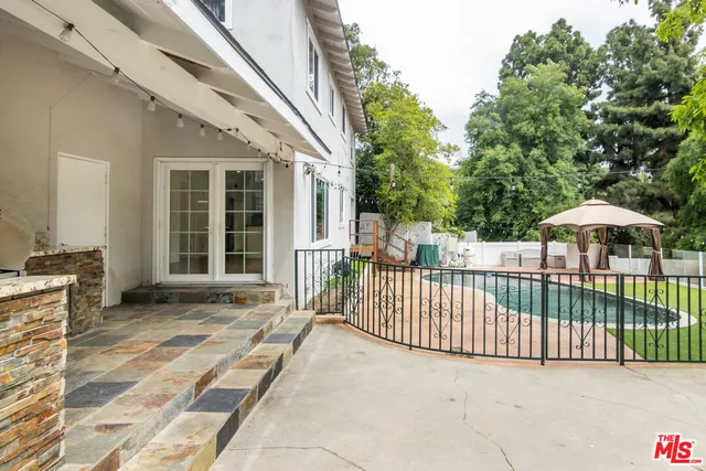 a view of a house with a balcony