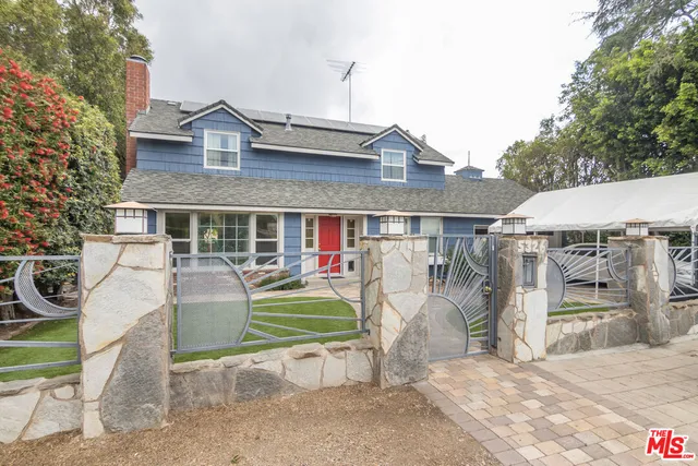 a view of a house with a patio