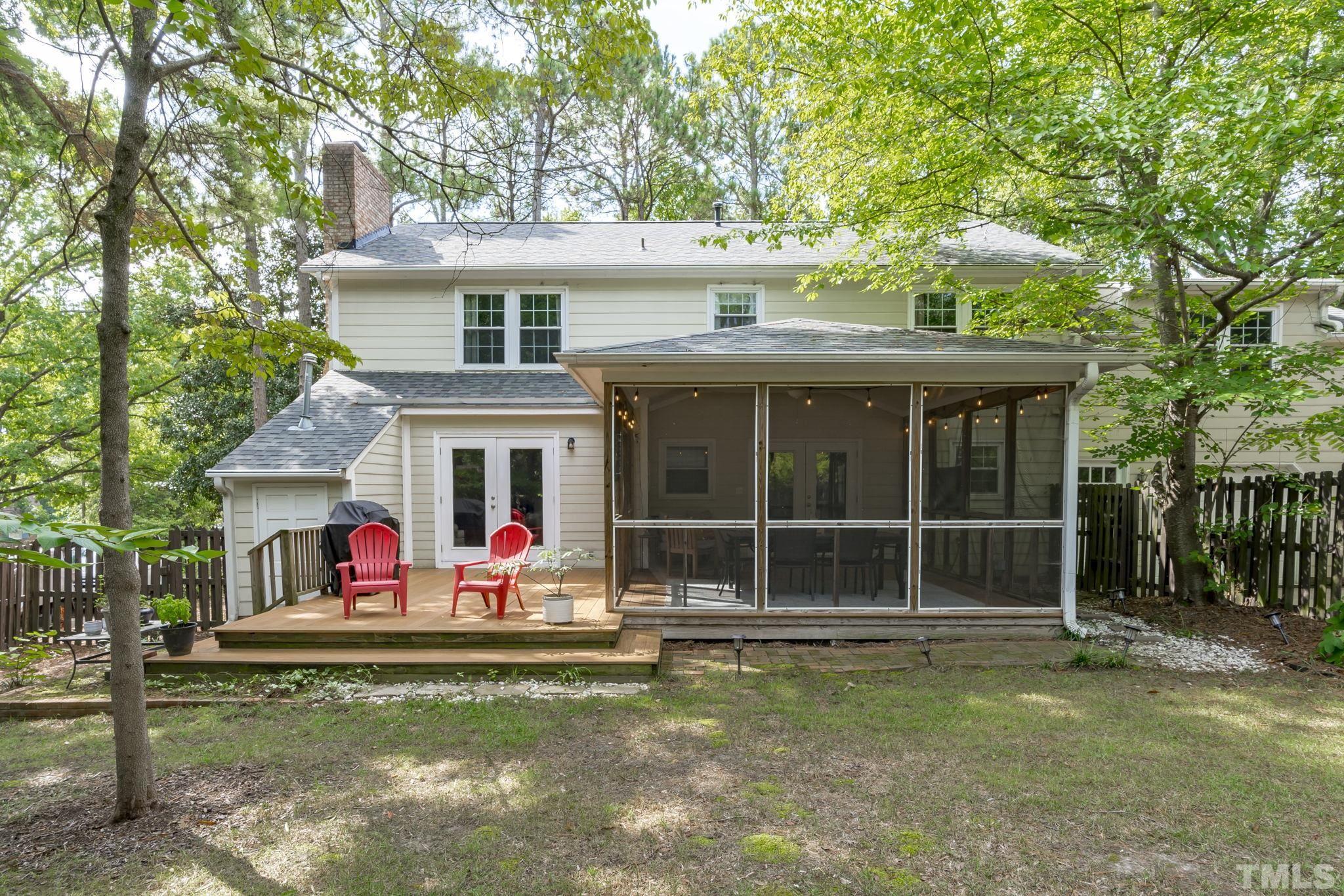 3412 Wembley Court Raleigh, NC 27607 - Photo 39 of 46 a house view with a garden space