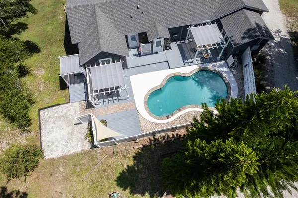 a view of outdoor space and yard