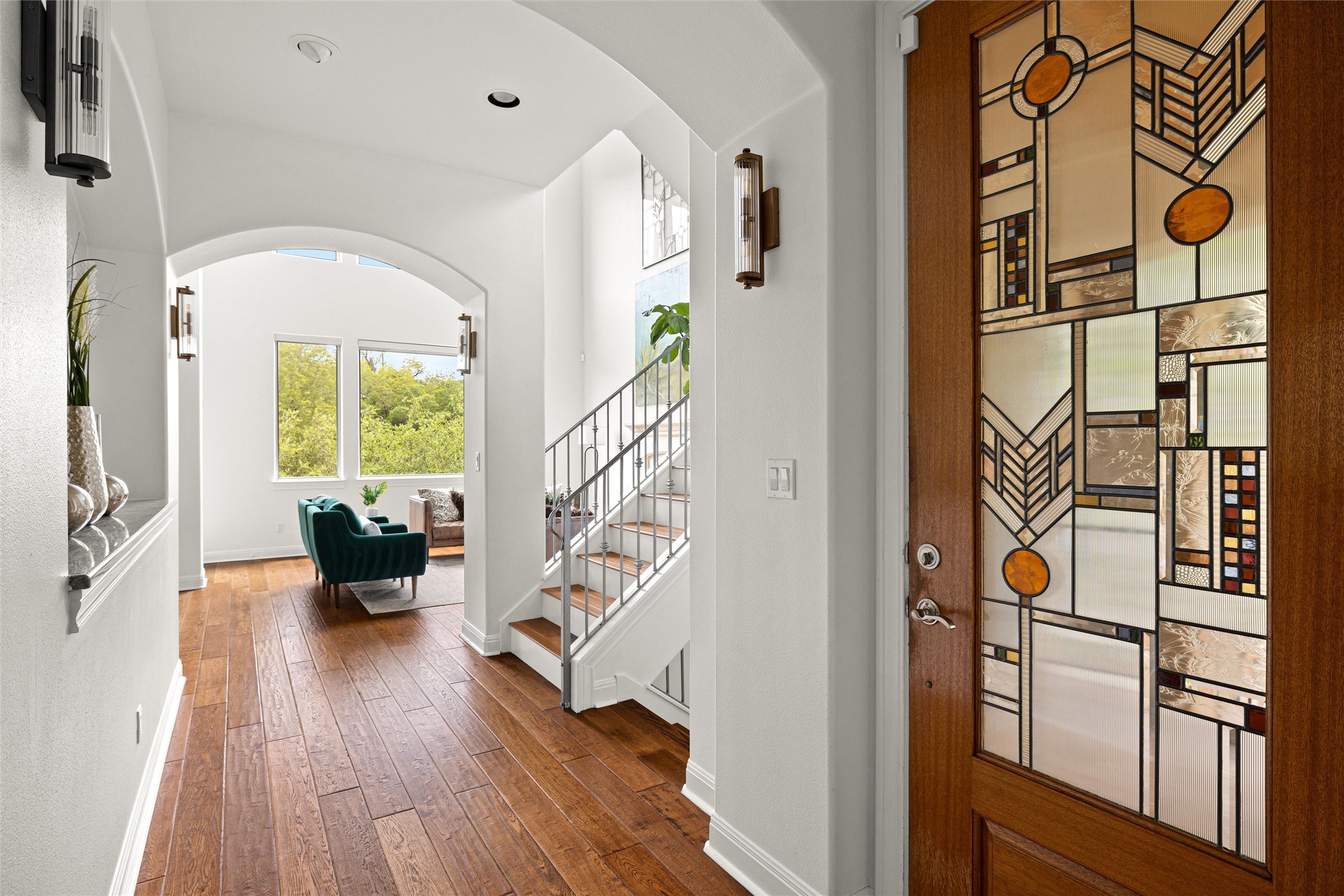 8540 Adirondack Trail, Unit 21 Austin, TX 78759 - Photo 5 of 40 a view of an entryway with wooden floor