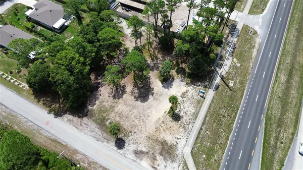 a view of a small yard