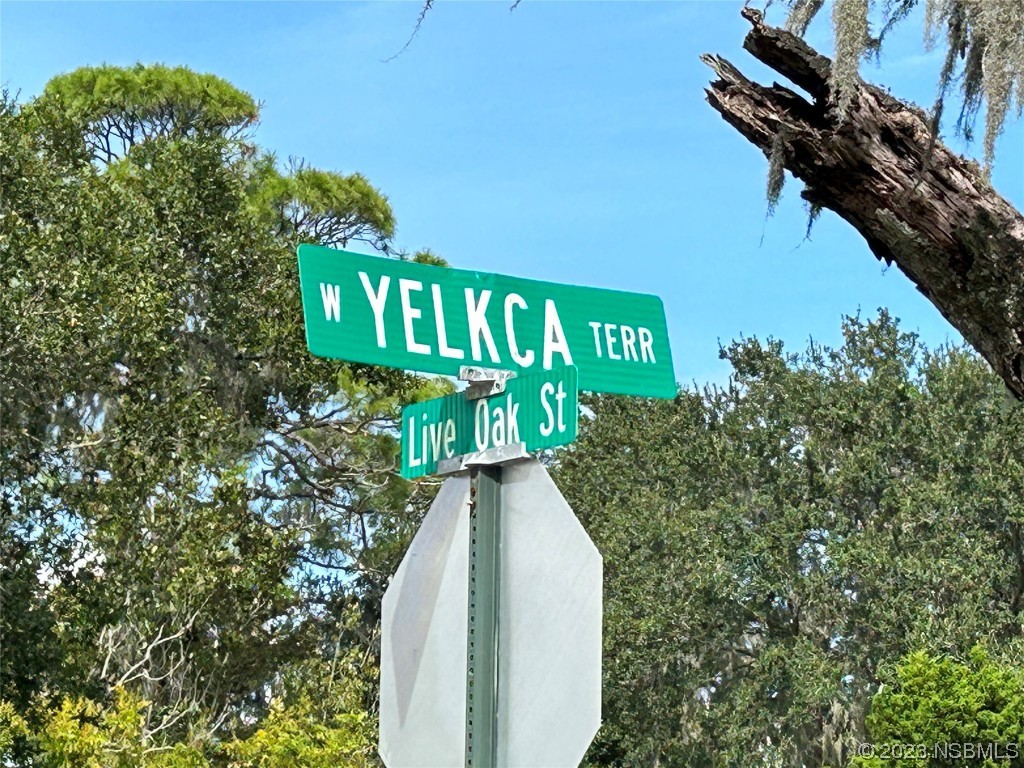 431 Live Oak Street Edgewater, FL 32132 - Photo 3 of 6 a view of a sign board with street