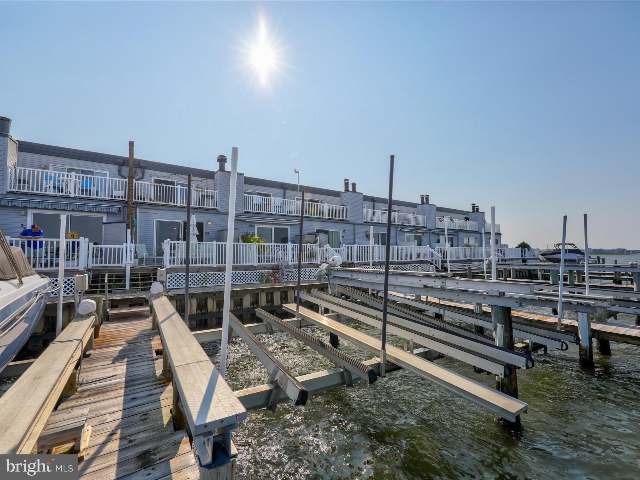 721 Rusty Anchor Road, Unit 22 Ocean City, MD 21842 - Photo 6 of 31 Boat slip with lift