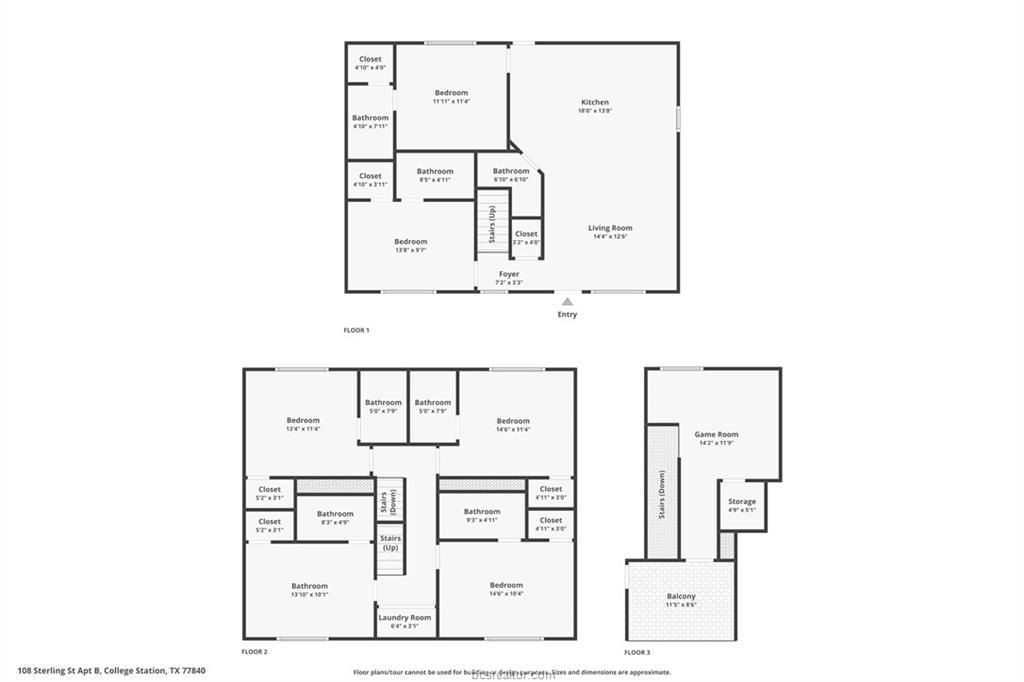 307 Sterling Street, Unit D College Station, TX 77840 - Photo 17 of 18 a picture of a bathroom with mirror