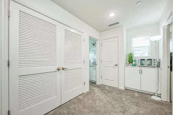 a view of a livingroom with an empty space