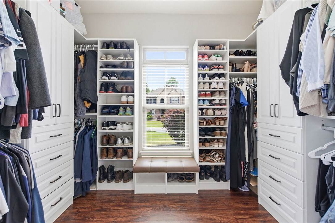 138 Buckland Drive Anderson, SC 29621 - Photo 25 of 49 This spacious closet offers custom organization and bright natural light.