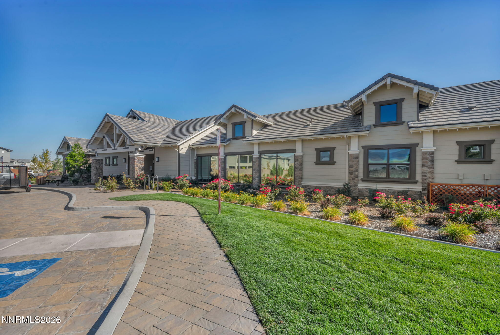 9267 Blue Basin Trail Reno, NV 89521 - Photo 82 of 95 a front view of a house with garden