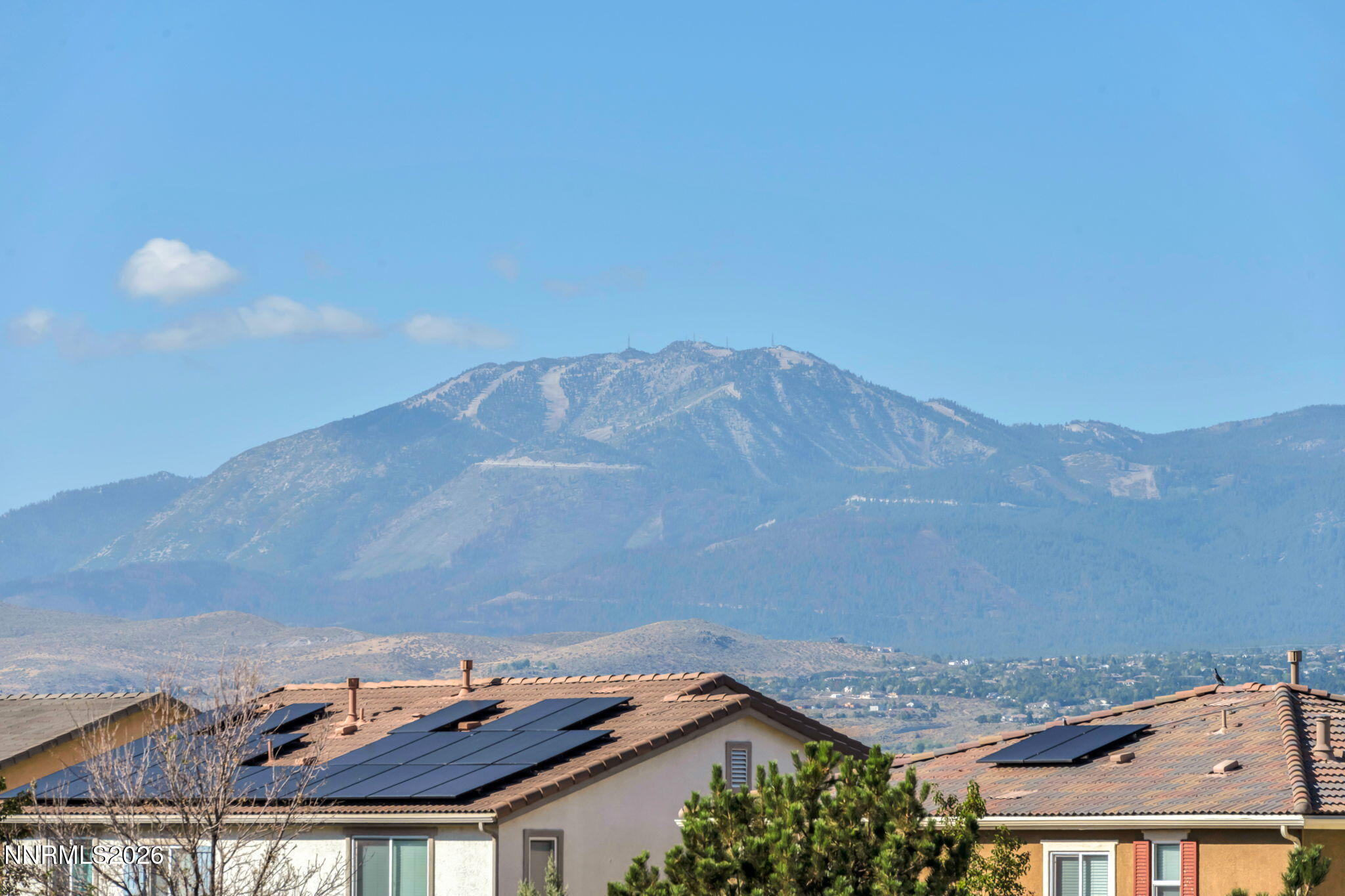 9267 Blue Basin Trail Reno, NV 89521 - Photo 87 of 95 an aerial view of a house with a mountain