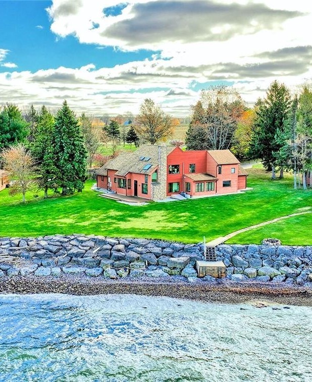 2609 Lake Road Ontario, NY 14519 - Photo 1 of 50 127' of prime Lake Ontario Frontage with reinforce