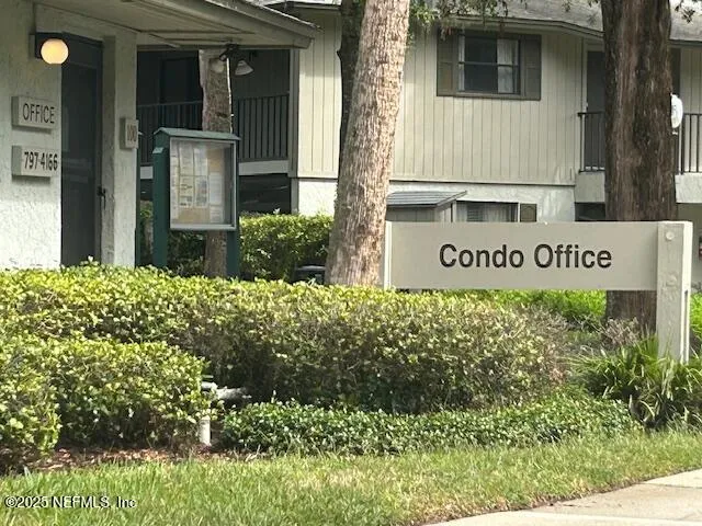 a sign on the side of a building