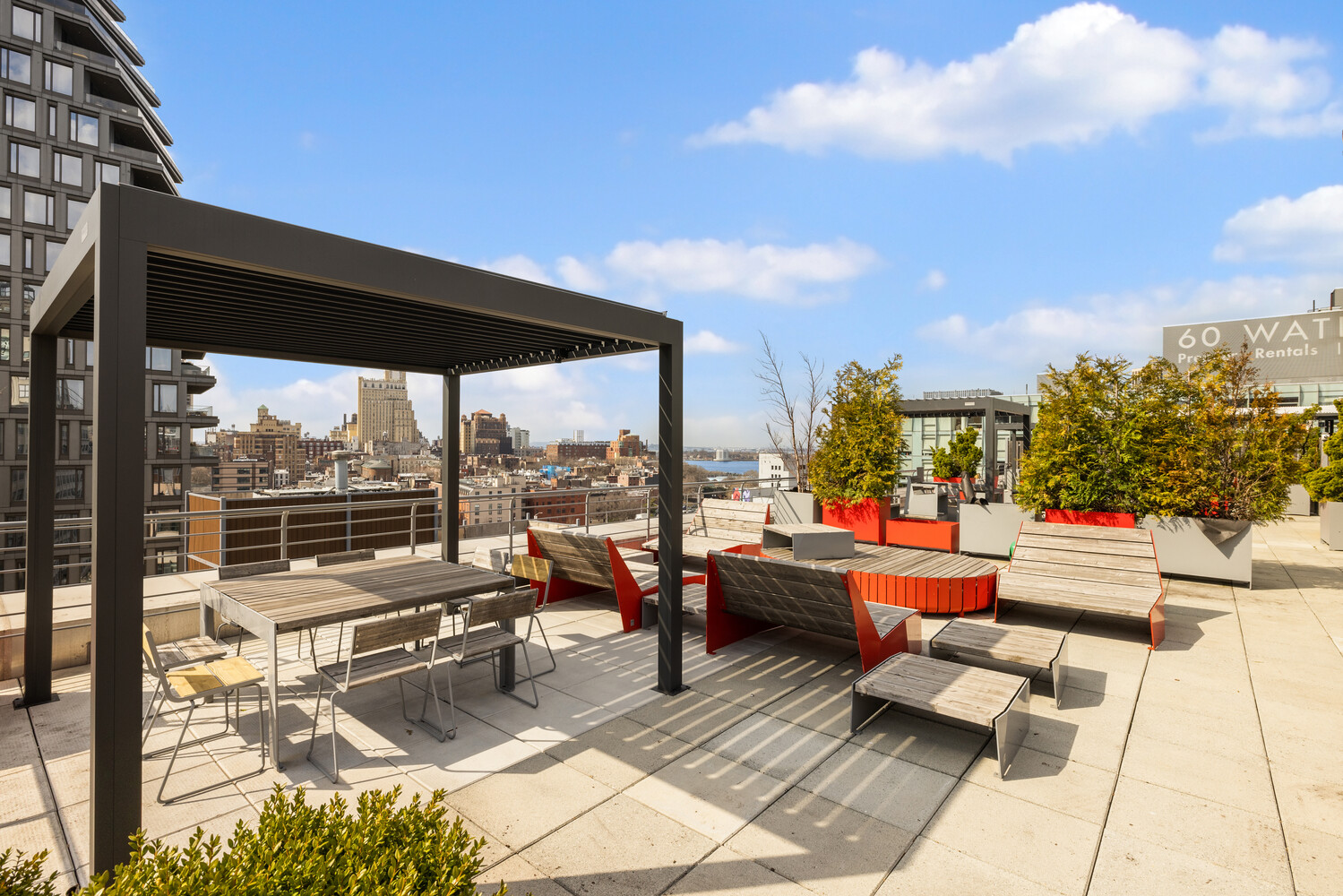 30 Main Street, Unit 3F Brooklyn, NY 11201 - Photo 10 of 12 a outdoor space with lots of tables and chairs