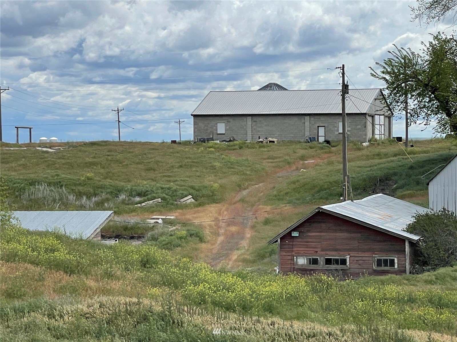 1803 East Tokio Road Ritzville, WA 99169 - Photo 29 of 35 a backyard of a house with lots of green space and garden