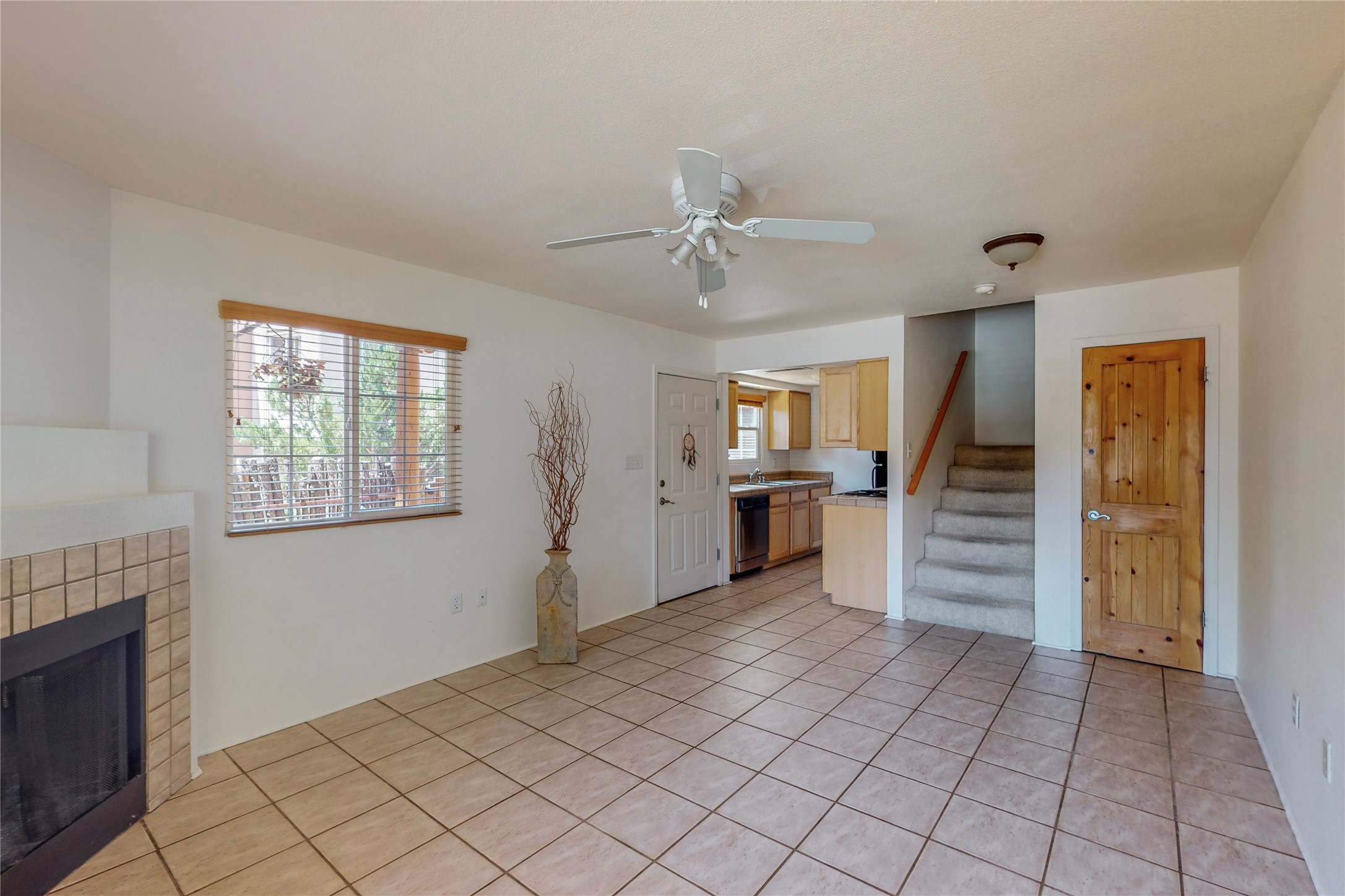 LIVING AREA ADJACENT TO KITCHEN AREA