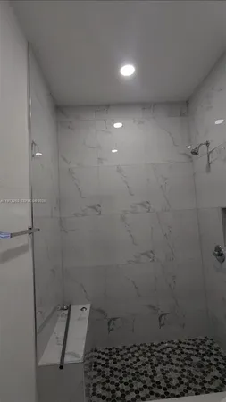 a view of a room with an empty space
