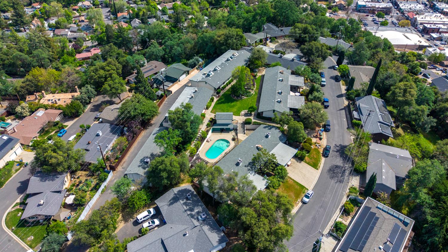 91 Summit Avenue Sonora, CA 95370 - Photo 43 of 53 an aerial view of a city