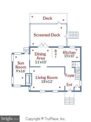 2700 Farm Road Alexandria, VA 22302 - Photo 28 of 30 Main Level Floorplan