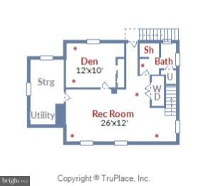 2700 Farm Road Alexandria, VA 22302 - Photo 30 of 30 Lower Level Floorplan